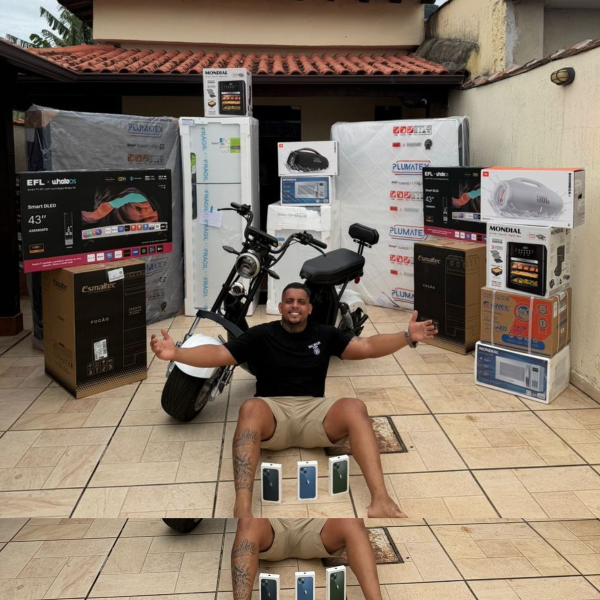 🏍️⚡📱 Uma Rifa, Dois Sonhos: Moto Elétrica + iPhone 13